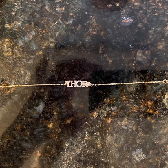 14K Yellow Gold & Diamond “THOR” Bracelet - Picture 2 of 5